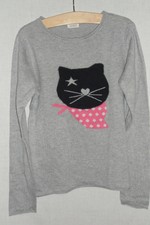 OKAIDI pull gris 10/12 ans