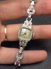 Female Vintage Bulova Diamond Watch