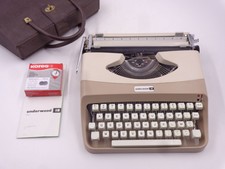 MACHINE A ECRIRE UNDERWOOD 18 BICOLORE NETTOYEE & VERIFIEE + RUBAN & MANUEL ME4