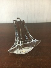 2 Bateaux voiliers en cristal de Daum (prix à la pièce)