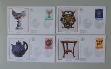 France lettres 1er jour 22 janvier 1994 2854 à 2857 arts décoratifs