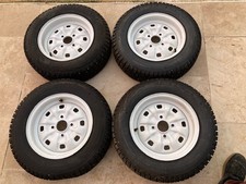 4 JANTES TOLES ORIGINAL 13 POUCES FORD ESCORT RS 2000 AVEC PNEUS ELITE M+S NEUF