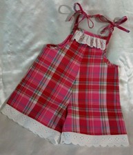 Combishort en madras + masque pour fillette 4 ans