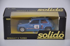 RENAULT R5 TURBO Tour de Corse 1980 bleu métallisé SOLIDO Boutique 1/43