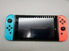 Nintendo Switch 32GB Console w/ Damged Neon Red/Neon Blue Joycons - Used G-433