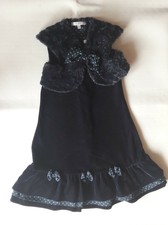 Marks & Spencer Superbe ensemble robe et son gilet bleu marine - Neuf non porté