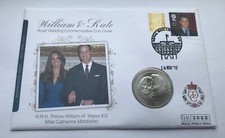 2010 Alderney Royal Engagement Mariage William Et Kate 5 Cinq Livre Pièce Housse