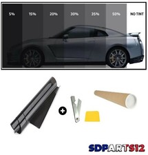 Film Solaire Teinté Noir De Qualite 6m X 76cm Teinté 5% Vlt Auto Batiment