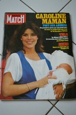 PARIS MATCH N°1830 (22/6/1984) Caroline maman - E. Béart - Nlles stars télé