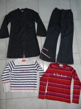 ensemble hiver fille 10 ans: Mlle Petit Boy=robe+pantalon,petit Marcel=pull,TS 