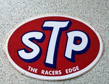autocollant sticker vintage STP