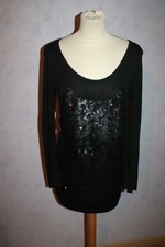 HAUT TUNIQUE FEMME  °°° CAROLL °°° TAILLE 40 . SEQUINS