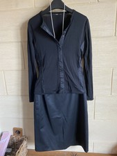 Ensemble haut et jupe Crayon Hugo Boss Noir Taille 36 /38 Work Chic
