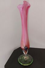 Vase soliflore verre soufflé Farinelli à BIOT Glass Design vintage   C23