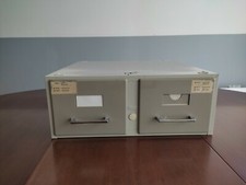 VAL-REX Meuble Tiroir Casier Métallique Industriel 2 tiroirs - Vintage Déco