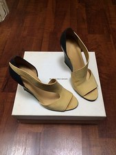 Escarpins chaussures BALENCIAGA jaune et gris talons compensés - T. 39