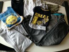 Lot enfant garçon 8 ans jean gilet sous vetements pull pyjamas + 1 jogging offer