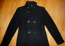 Manteau 123 1.2.3 noir t 40 strié