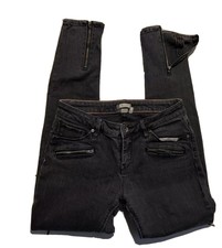 JEAN NOIR DELAVE  FEMME ROXY(quicksilver) TAILLE US 28 FR 38  COUPE SKINNY