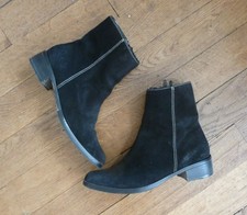 ? Bottines en Daim Noir- Pointure 37- Elite