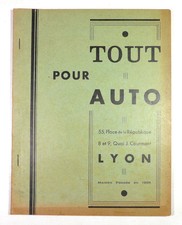 Catalogue accessoires et outillage automobile - TOUT POUR L'AUTO - Lyon