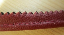 Passepoil en skaï simili cuir bordeaux  NEUF