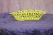 ANCIENNE CORBEILLE A PAIN DE TABLE EN PVC VIDE POCHE PAS ASSIETTE PLAT 