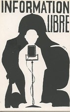 CARTE POSTALE LES AFFICHES DE MAI 68 / INFORMATION LIBRE