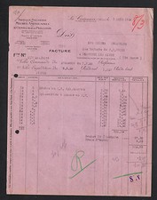 LA COURNEUVE (93) USINE de MECHES AMERICAINES & OUTILLAGE de PRECISION en 1928