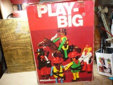 RARE ANCIEN JOUET PLAY-BIG PLAYMOBIL BOITE WESTERN COWBOY CHEVAL BOITE 5620 1974