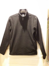 Sweat polaire noir / sweatshirt - Homme - Taille M - KARIBAN - neuf