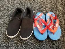 Enfants Garçon 2 paires Chaussures Taille UK 7 et 6