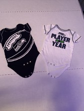 Seattle Seahawks 12 Month Lot Of (2) Body Suit