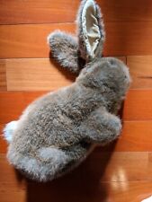 Dakin brown bunny rabbit hand puppet Plush Toy vintage with plastic tag