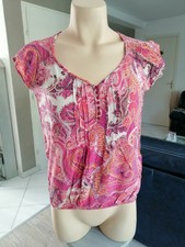Jolie Blouse Fluide Coloree T36/38