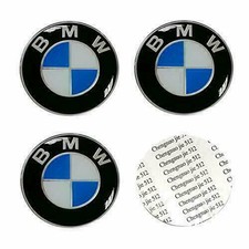 4PCS Genuine BMW Emblem Logo Badge Hub Wheel Rim Center Cap 65mm Set of 4 covers