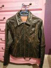 Levi's Veste cuir femme Taille L, édition rare 