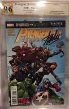 Avengers Assemble #1 Auto Stan Lee PGX /199