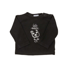 Cadet Roussellle tee-shirt  noir garçon T 1 an