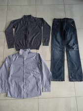 ensemble garçon 14 ans: Tape à l'oeil=gilet,chemise,jeans