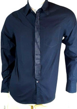 ? Guess Taille S Homme ? Superbe chemise manches longues noire et grise coton