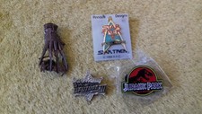 PINS LOT BACK TO THE FUTUR/ JURASSIK PARK/ LES GRIFFES DE LA NUIT/ STAR TREK