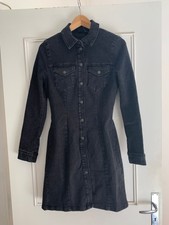Robe VERO MODA TM jean noir/gris neuve, longueur au dessus des genoux
