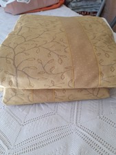 très belle paire de double rideaux doublés  faits sur mesure tissus d'une marque