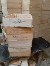 6 caisses de 6 bouteilles sans le couvercle