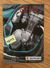 Suzuki Bandit S 600 GSF600S GSF600 GSF prospectus moto brochure dépliant