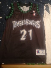 Maillot Nba Basket Minesota Timberwolves Kevin Garnett Taille S Femme