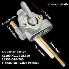 UN ROBINET D ESSENCE NEUF POUR MOTO HONDA CB 100 CB 125 XL 100 XL 125 XL 350 