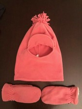 Bonnet et gants neige polaire enfant taille 6-8 ans