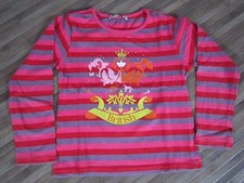 TEE-SHIRT Fille 5 ans "TAPE A L OEIL"   Manches Longues ROSE FUSHIA